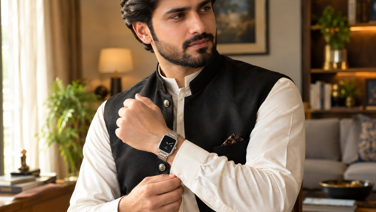 Brass Chain Watch for Men in Pakistan