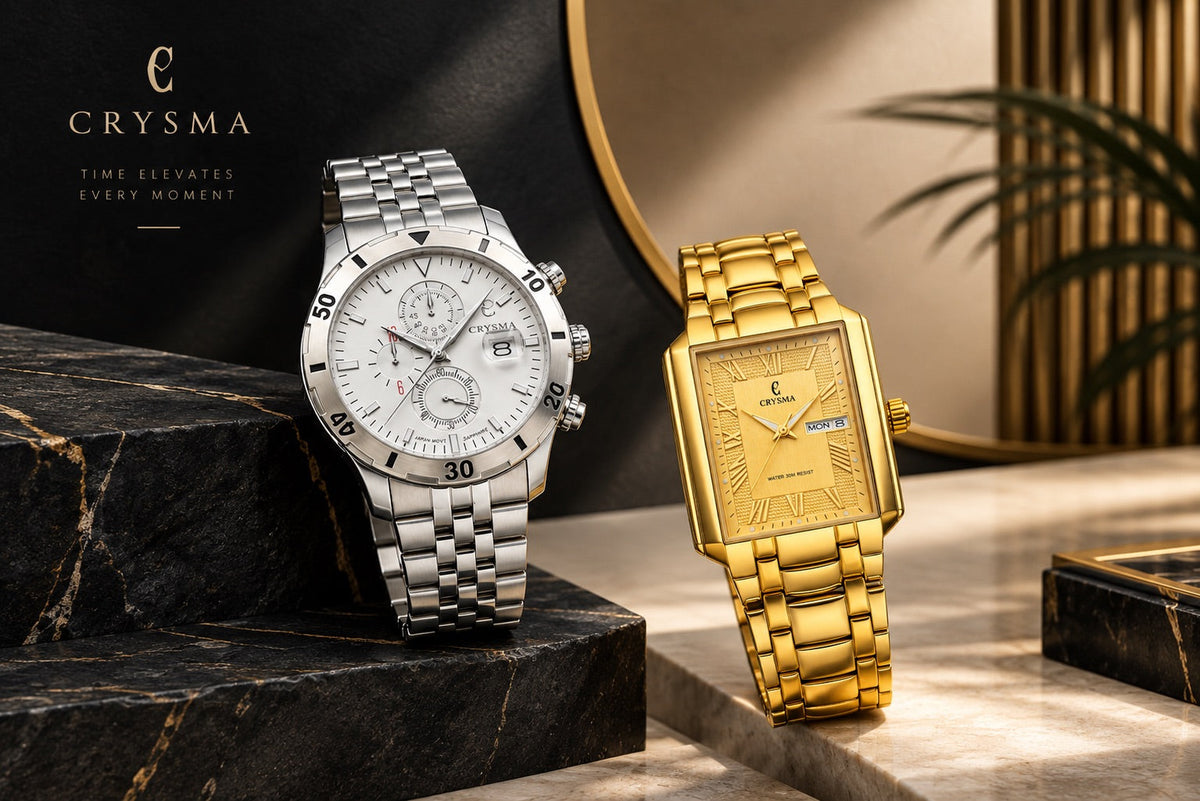 Gold vs Silver Chain Watches for Men