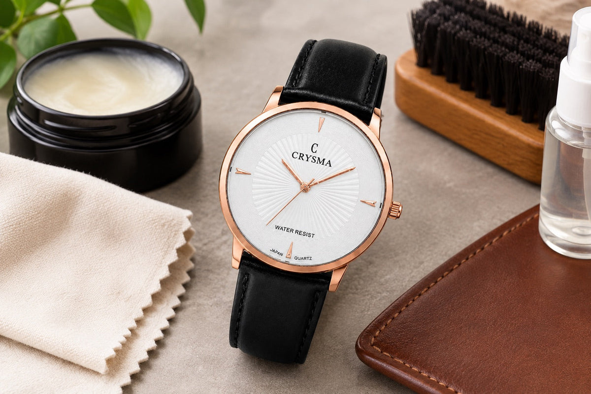 leather watch strap care